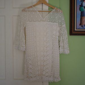 Nordstrom White Lace Dress. Size XS.